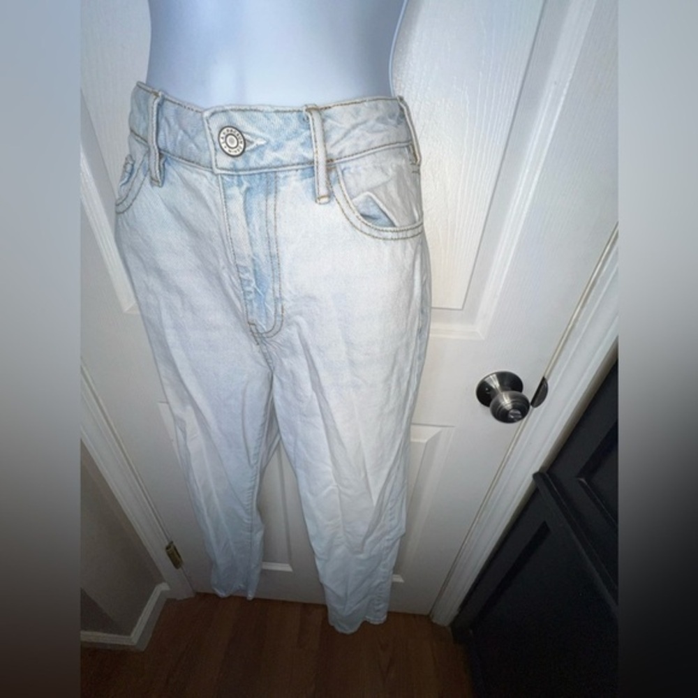 Pacsun Women’s 25 Eco Light Blue Stonewash High Rise Mom Jean Jeans 0